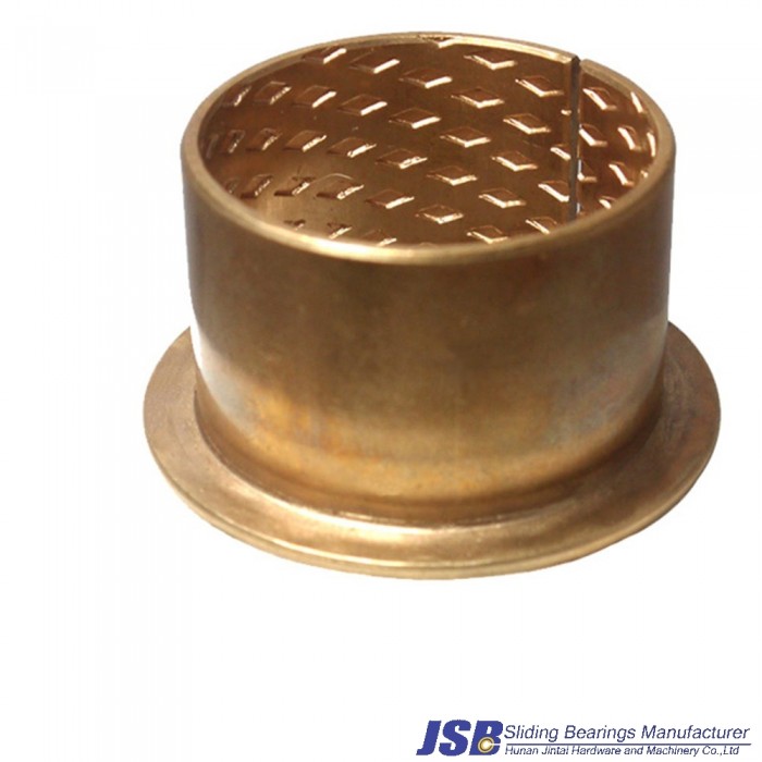 FB090-F flanged bushing-wrapped bronze