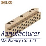 SGLXS L sin aceite buje, SGLXS L en forma de gu&iacute;a de deslizamiento, la almohadilla de placa deslizante oilless