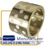 bujes de bronce de PTFE, PTFE + grafito lubricante, lubricante blanco