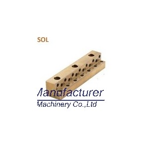 SOL L shaped oilless plate,guide slide plate, bronze plate