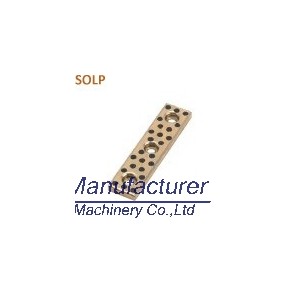 SOLP guide slide plate, wear pad, oilless bearing plate