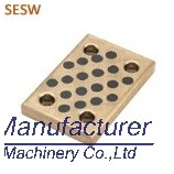 SESW SESWT oilless slide plate, bronze wear plate