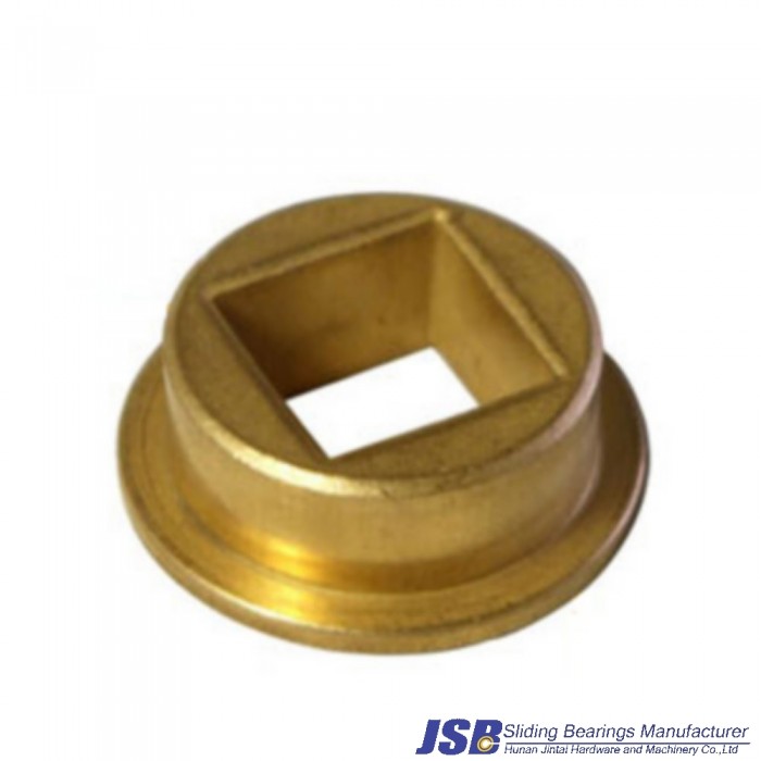 Square flange sintered bronze bushing,square bushing