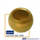 Spherical shape bronze sleeve bearing