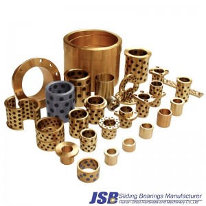 Custom Self Lubrication Graphite Cast Bronze Bushing Oilless Bearing