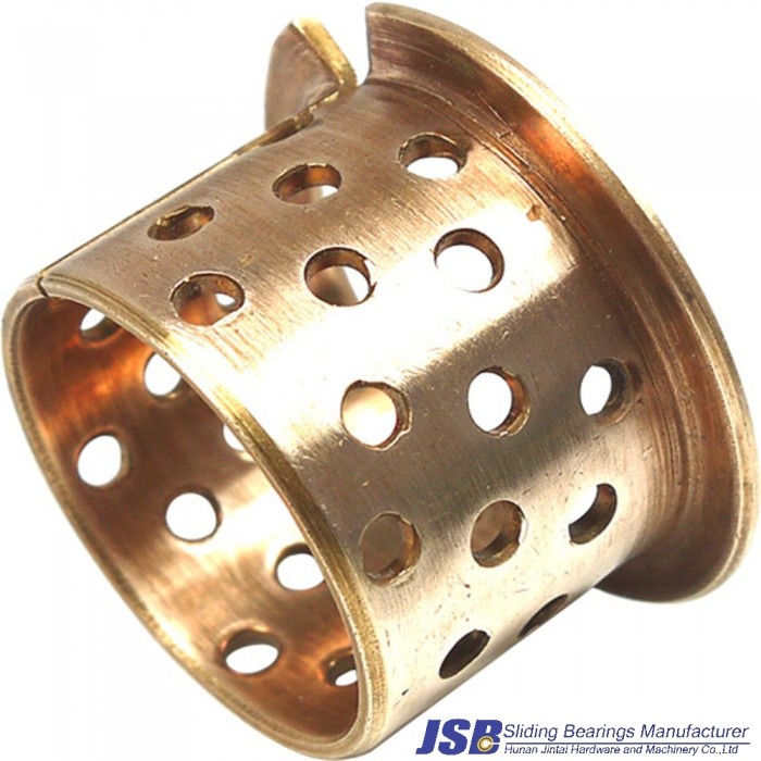 Flanged bronze bearing