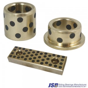 plugged graphite bushing,plugged graphitebearing , graphite plugged bronze bearing